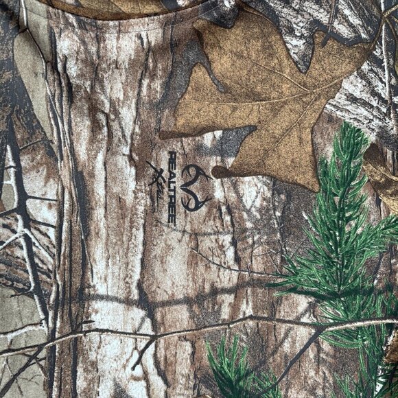 Under Armour Cold Gear Realtree Camo Scrunch Neck Long Sleeve Pullover Top M - Picture 4 of 10